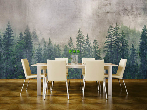 Dimex Forest Abstract Fototapete 375x250cm 5-bahnen interieur | Yourdecoration.de