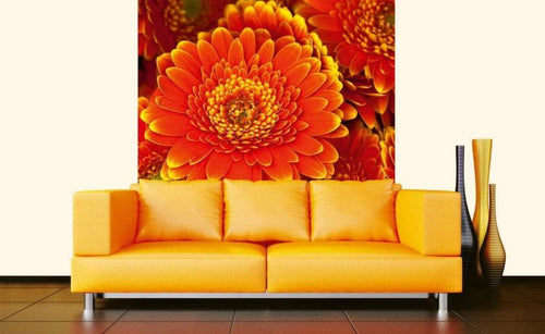 Dimex Gerbera Fototapete 225x250cm 3-Bahnen Sfeer | Yourdecoration.nl