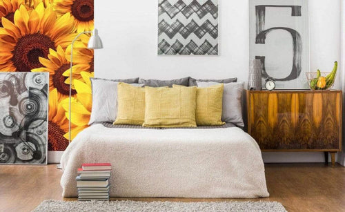 Dimex Helianthus Fototapete 150x250cm 2-Bahnen Sfeer | Yourdecoration.nl