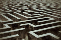 Dimex Labyrinth Fototapete 375x250cm 5-Bahnen | Yourdecoration.de