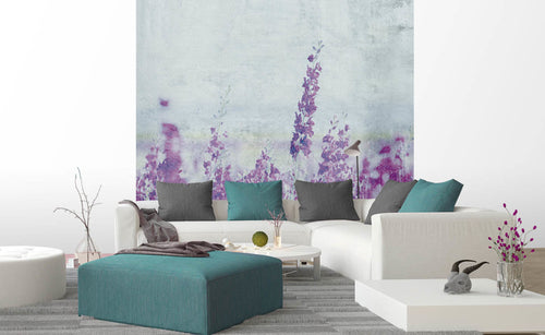 Dimex Lavender Abstract Fototapete 225x250cm 3-bahnen interieur | Yourdecoration.de