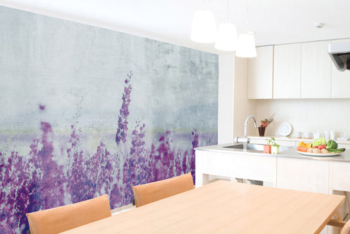 Dimex Lavender Abstract Fototapete 375x250cm 5-bahnen interieur | Yourdecoration.de