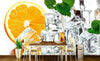 Dimex Lemon and Ice Fototapete 375x250cm 5-Bahnen Sfeer | Yourdecoration.nl