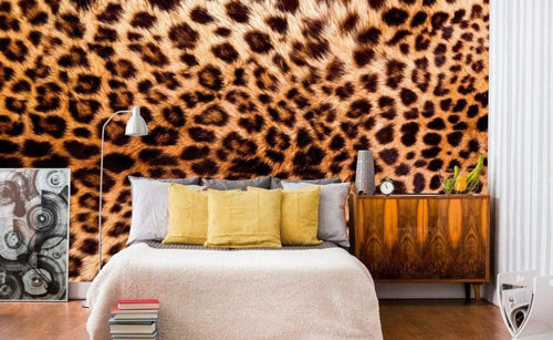 Dimex Leopard Skin Fototapete 375x250cm 5-Bahnen Sfeer | Yourdecoration.nl