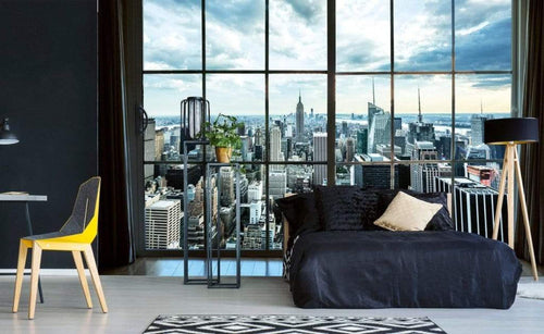 Dimex Manhattan Window View Fototapete 375x250cm 5-Bahnen Sfeer | Yourdecoration.de