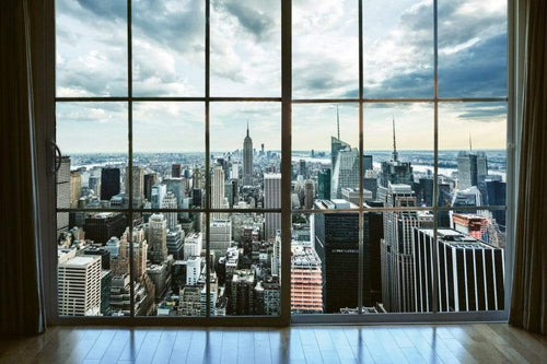 Dimex Manhattan Window View Fototapete 375x250cm 5-Bahnen | Yourdecoration.de
