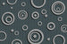 Dimex Metal Circles Fototapete 375x250cm 5-Bahnen | Yourdecoration.de