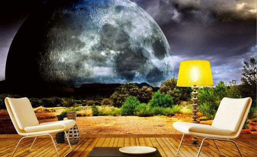 Dimex Moon Fototapete 375x250cm 5-Bahnen Sfeer | Yourdecoration.de