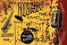 Dimex Music Orange Fototapete 375x250cm 5-Bahnen | Yourdecoration.de