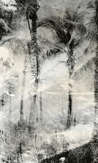 Dimex Palm Trees Abstract Fototapete 150x250cm 2-bahnen | Yourdecoration.de
