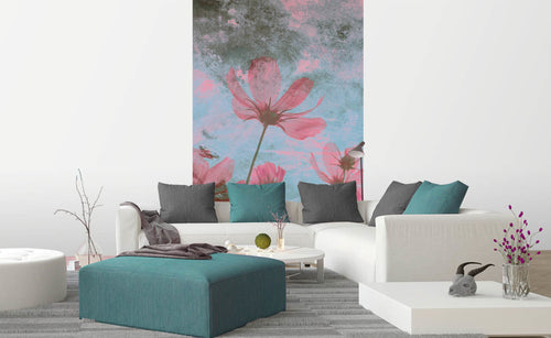 Dimex Pink Flower Abstract Fototapete 150x250cm 2-bahnen interieur | Yourdecoration.de