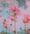 Dimex Pink Flower Abstract Fototapete 225x250cm 3-bahnen | Yourdecoration.de