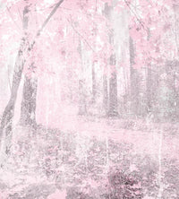 Dimex Pink Forest Abstract Fototapete 225x250cm 3-bahnen | Yourdecoration.de