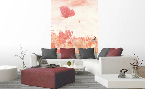 Dimex Poppies Abstract Fototapete 150x250cm 2-bahnen interieur | Yourdecoration.de