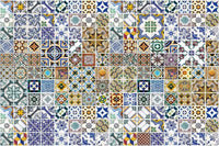 Dimex Portugal Tiles Fototapete 375x250cm 5-Bahnen | Yourdecoration.de