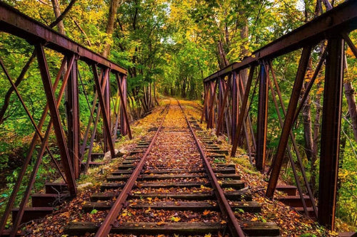 Dimex Railroad Fototapete 375x250cm 5-Bahnen | Yourdecoration.de