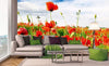 Dimex Red Poppies Fototapete 375x250cm 5-Bahnen Sfeer | Yourdecoration.de