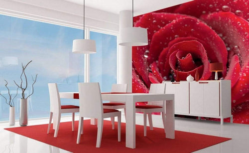 Dimex Red Rose Fototapete 225x250cm 3-Bahnen Sfeer | Yourdecoration.de