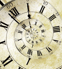 Dimex Spiral Clock Fototapete 225x250cm 3-Bahnen | Yourdecoration.de