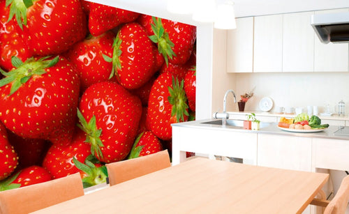 Dimex Strawberry Fototapete 375x250cm 5-Bahnen Interieur | Yourdecoration.de