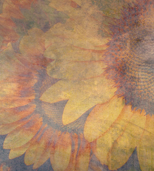 Dimex Sunflower Abstract Fototapete 225x250cm 3-bahnen | Yourdecoration.de
