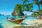 Dimex Thailand Boat Fototapete 375x250cm 5-Bahnen | Yourdecoration.de
