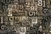 Dimex Typeset Fototapete 375x250cm 5-Bahnen | Yourdecoration.de