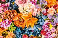 Dimex Vintage Flowers Fototapete 375x250cm 5-Bahnen | Yourdecoration.de