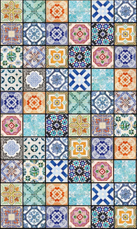 Dimex Vintage Tiles Fototapete 150x250cm 2-Bahnen | Yourdecoration.de