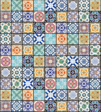 Dimex Vintage Tiles Fototapete 225x250cm 3-Bahnen | Yourdecoration.de