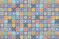 Dimex Vintage Tiles Fototapete 375x250cm 5-Bahnen | Yourdecoration.de