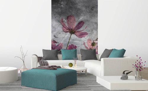 Dimex Violet Flower Abstract Fototapete 150x250cm 2-bahnen interieur | Yourdecoration.de