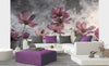 Dimex Violet Flower Abstract Fototapete 375x250cm 5-bahnen interieur | Yourdecoration.de