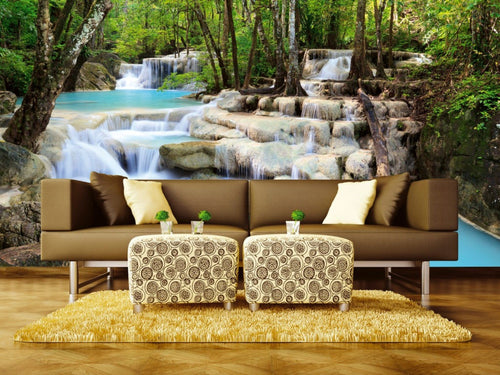 Dimex Waterfall Fototapete 375x250cm 5-Bahnen Interieur | Yourdecoration.de