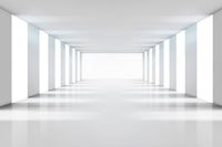 Dimex White Corridor Fototapete 375x250cm 5-Bahnen | Yourdecoration.de