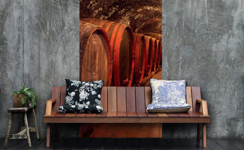 Dimex Wine Barrels Fototapete 150x250cm 2-Bahnen Interieur | Yourdecoration.de