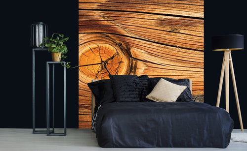 Dimex Wood Knot Fototapete 225x250cm 3-Bahnen Interieur | Yourdecoration.de