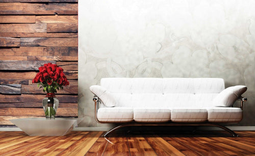 Dimex Wooden Wall Fototapete 150x250cm 2-Bahnen Interieur | Yourdecoration.de