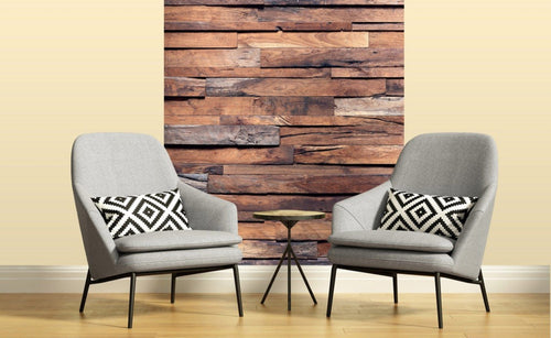 Dimex Wooden Wall Fototapete 225x250cm 3-Bahnen Interieur | Yourdecoration.de