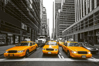 Dimex Yellow Taxi Fototapete 375x250cm 5-Bahnen | Yourdecoration.de