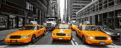Dimex Yelow Taxi Fototapete 375x150cm 5-Bahnen | Yourdecoration.de