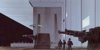 Komar Star Wars Classic RMQ Death Star Hangar Vlies Fototapete 500x250cm 10-bahnen | Yourdecoration.de