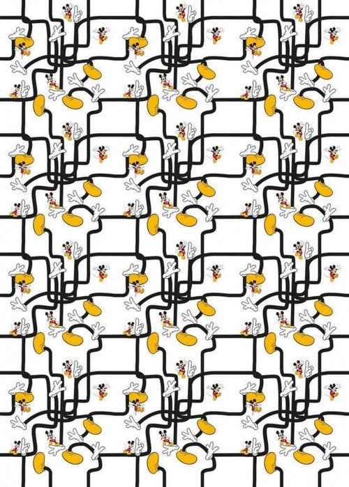 Komar Mickey Mouse Foot Labyrinth Vlies Fototapete 200x280cm 4-bahnen | Yourdecoration.de