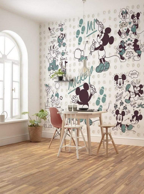 Komar Mickey and Friends Vlies Fototapete 350x250cm 7-bahnen Interieur | Yourdecoration.de