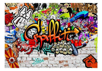 Artgeist Colorful Graffiti Vlies Fototapete | Yourdecoration.de