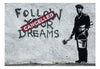 Fototapete - Dreams Cancelled Banksy - Vliestapete