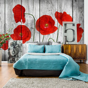 Fototapete - Tale of Red Poppies - Vliestapete
