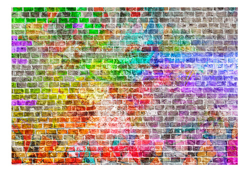 Fototapete - Rainbow Wall - Vliestapete