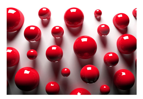 Fototapete - Red Balls - Vliestapete