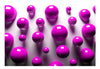 Fototapete - Purple Balls - Vliestapete